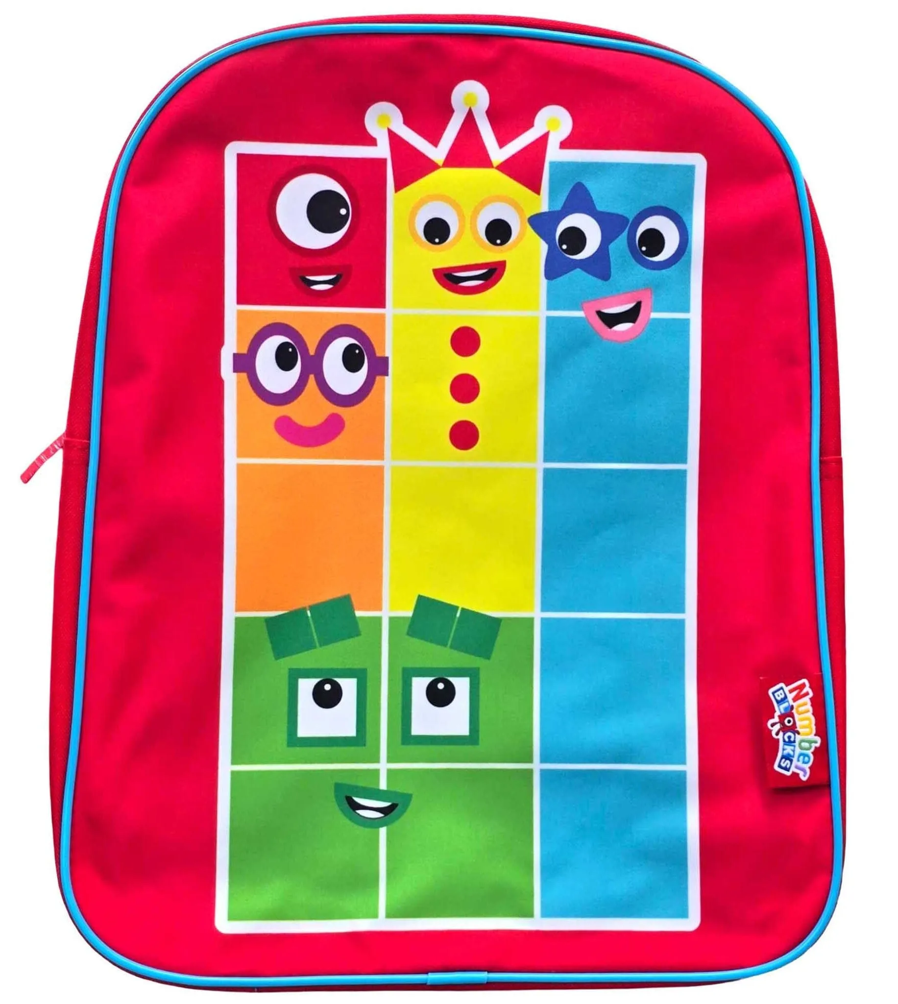 Numberblocks Backpack: Children's Nursery Red School Bag - Ages 3 