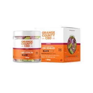 Orange County CBD - Gummy Cherries - Small Tub 150g