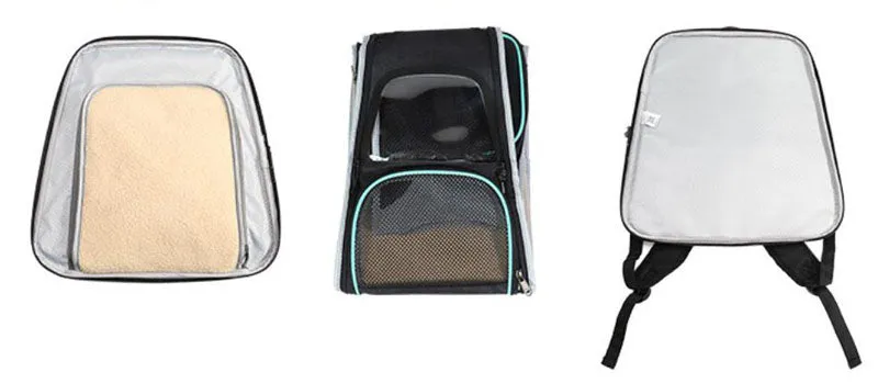 Outing pet backpack portable pet trolley air box