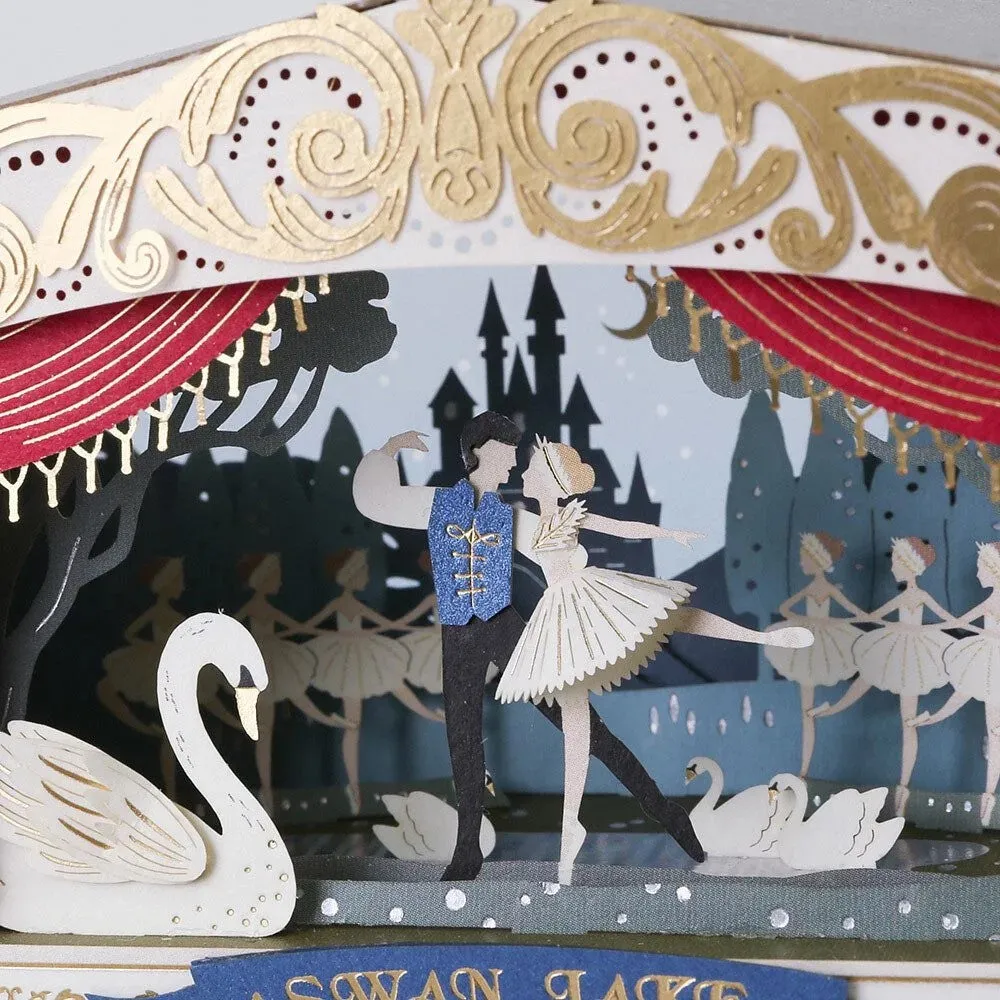 Paper Thought: Lasercut Paper Model Swan Lake