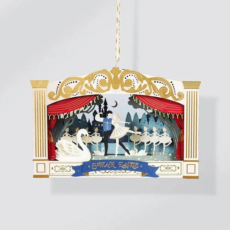 Paper Thought: Lasercut Paper Model Swan Lake