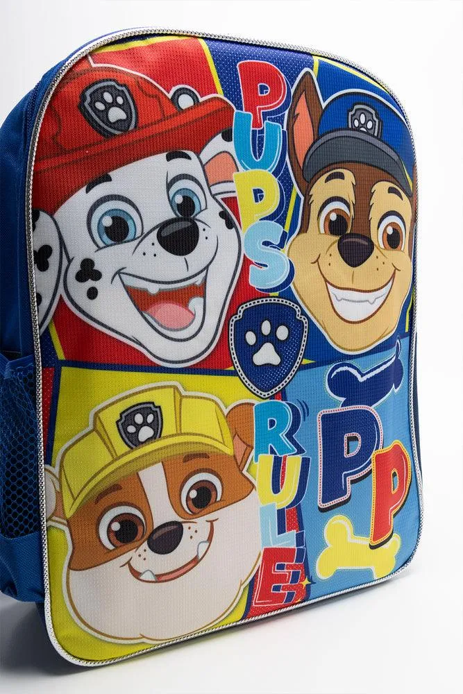 Paw Patrol Light Up Back Pack Red & Blue