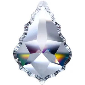 Pendeloque Crystal 5 inches Clear Prism with One Hole on Top