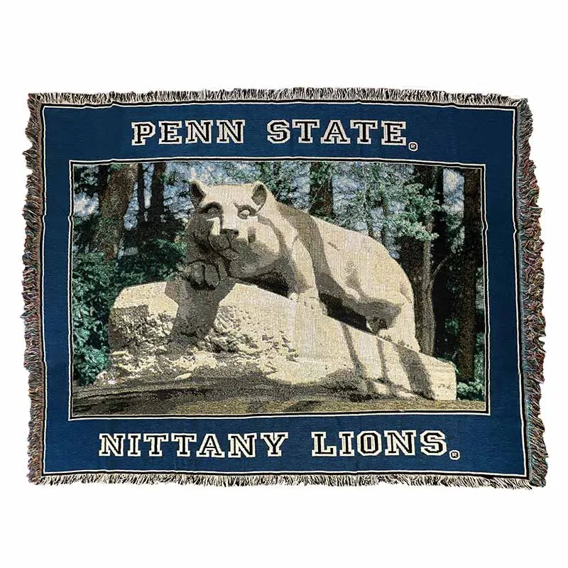 Penn State Nittany Lion Shrine Afghan Blanket