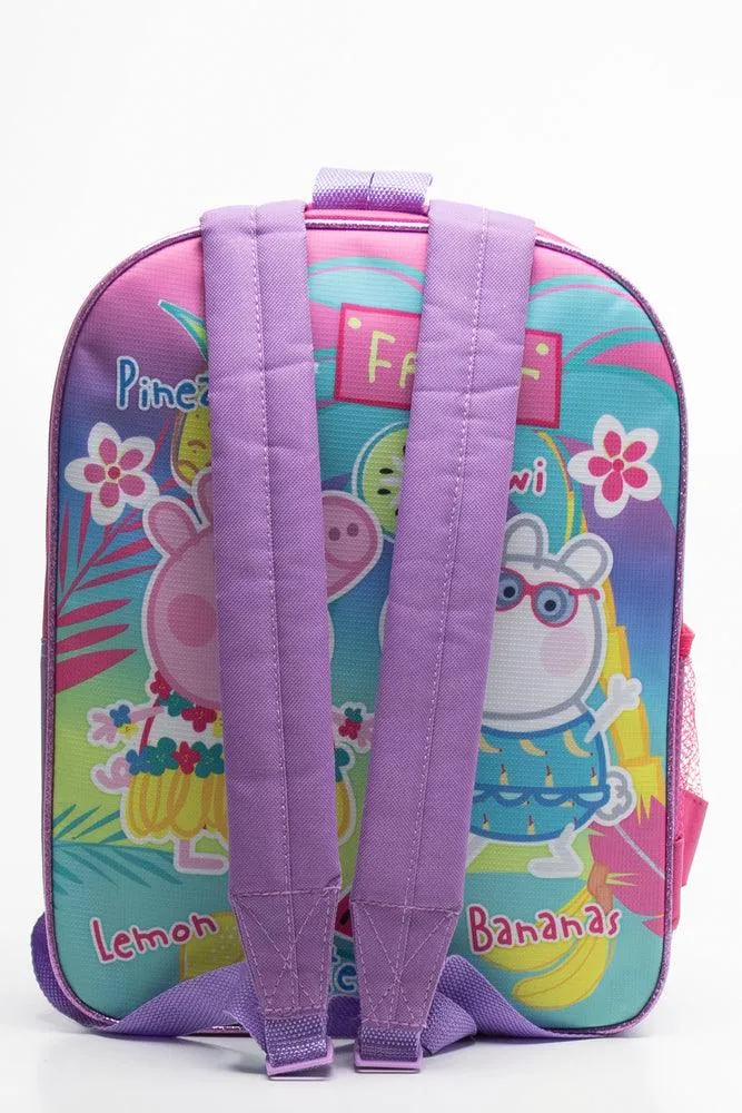 Peppa Pig Double Sided Backpack Pink