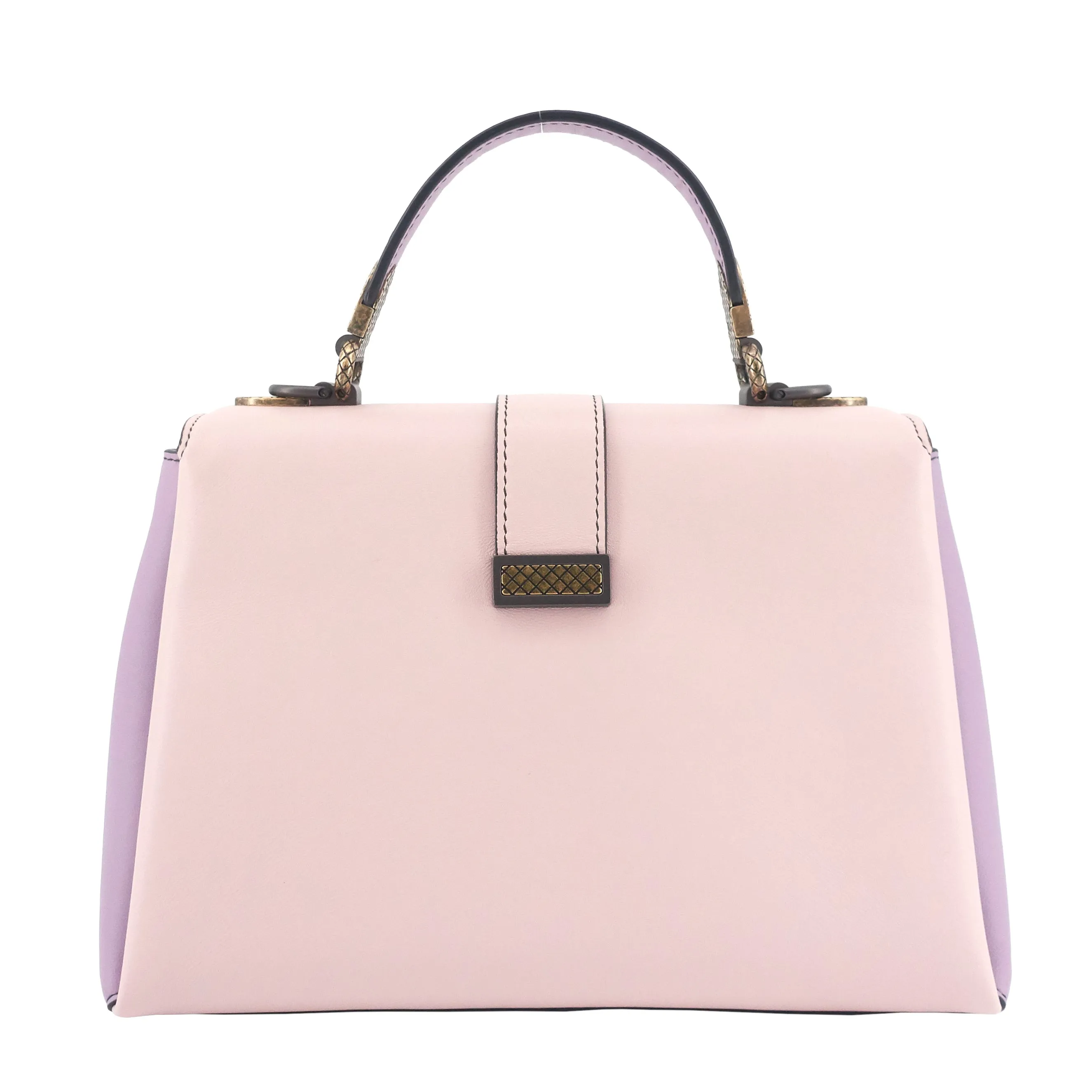 Piazza Top Handle Small Tricolour Leather Bag