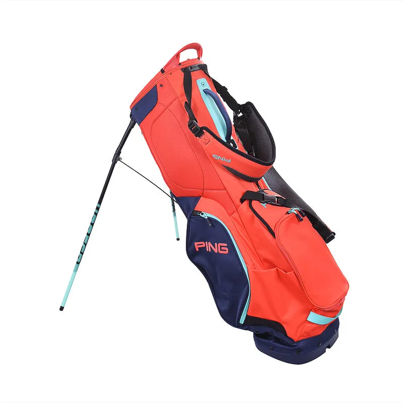 PING Hoofer14 Stand Bag (Navy/Red/Turquoise)