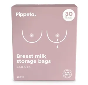 Pippeta Breast Milk Storage Bags | 30 Pack