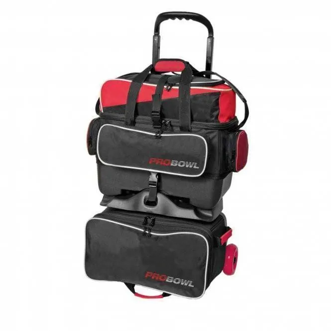 Probowl 4 Ball Roller Bag in Red