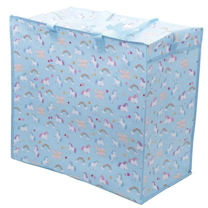 Rainbow Unicorn Design Laundry Storage Bag