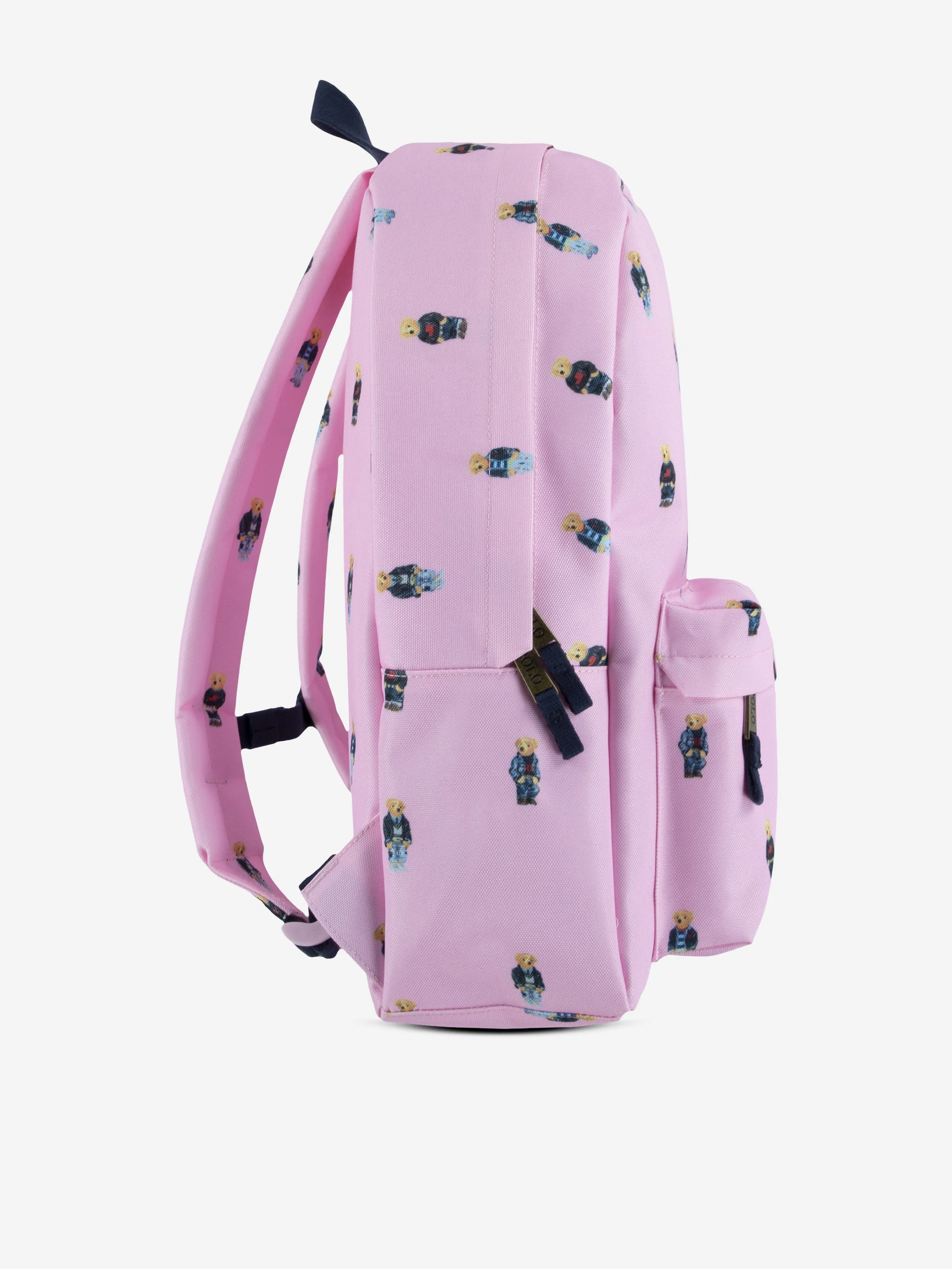 Ralph Lauren Girls Polo Bear Backpack in Pink (35.5cm)