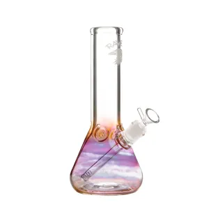 Raven Glass 10in Fumed Beaker Bong