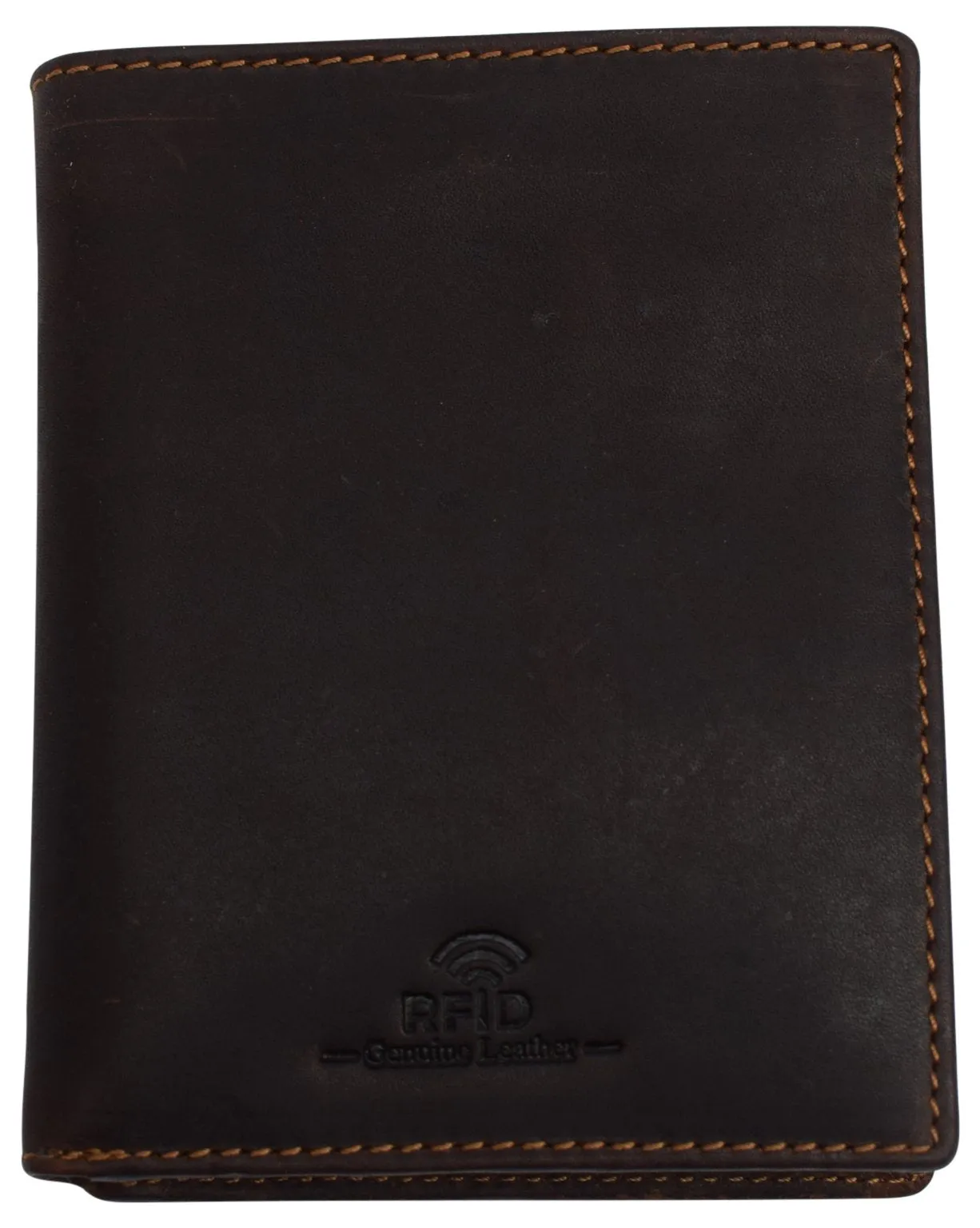 RFID 615502RHU  RFID Blocking Bifold Hipster Multi Credit Card ID Holder Wallet Vintage Leather by Cazoro