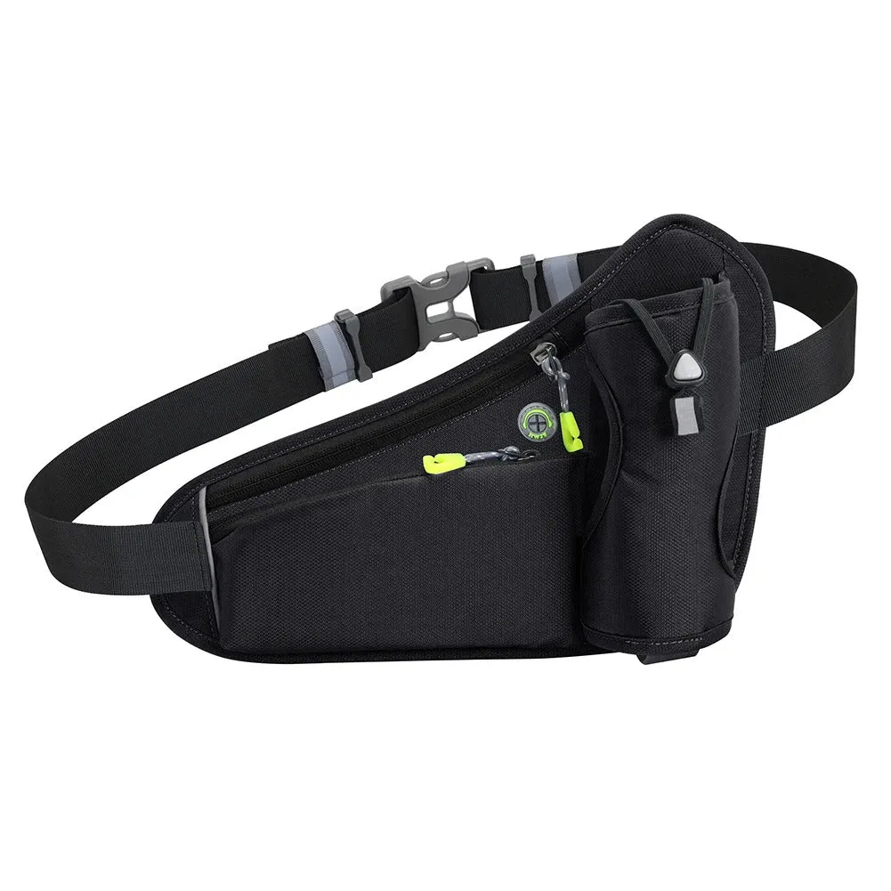 Running Waist Bags Water Bottle Holder Hydration Belt Bag Men Women Sports Fanny Pack Gym Running Cell Phone Jogging Cycling Bag