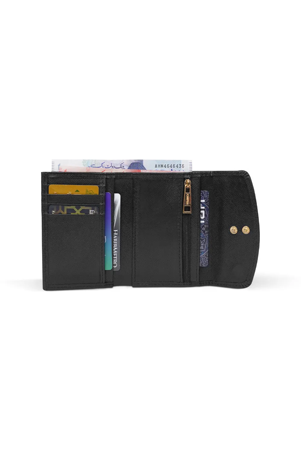 Saffiano Leather Wallet // Women