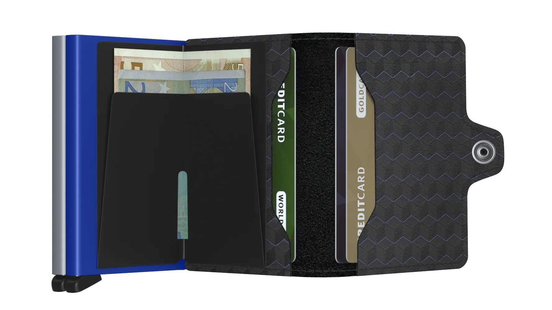 Secrid RFID Twinwallet Optical Titanium-Blue