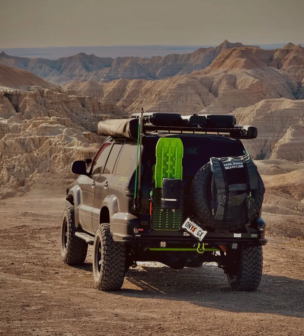 Series II Overland spare tire tailgate bag