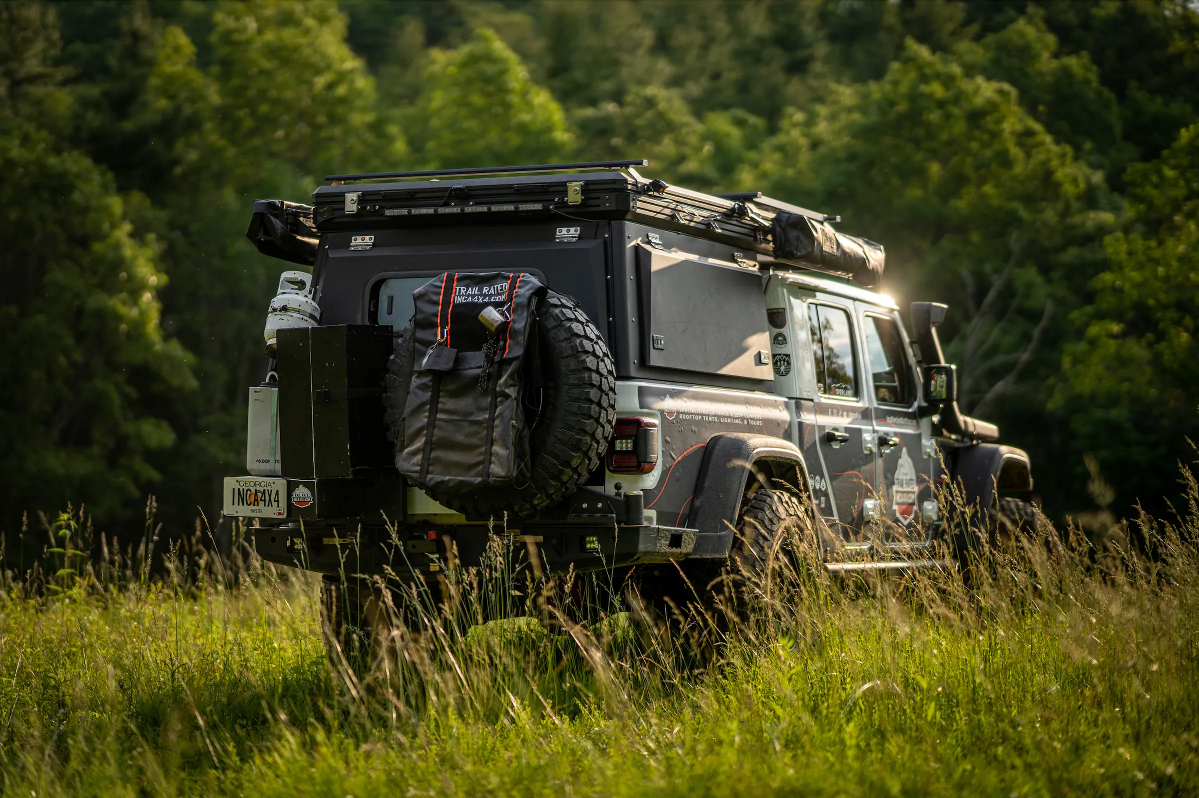 Series II Overland spare tire tailgate bag