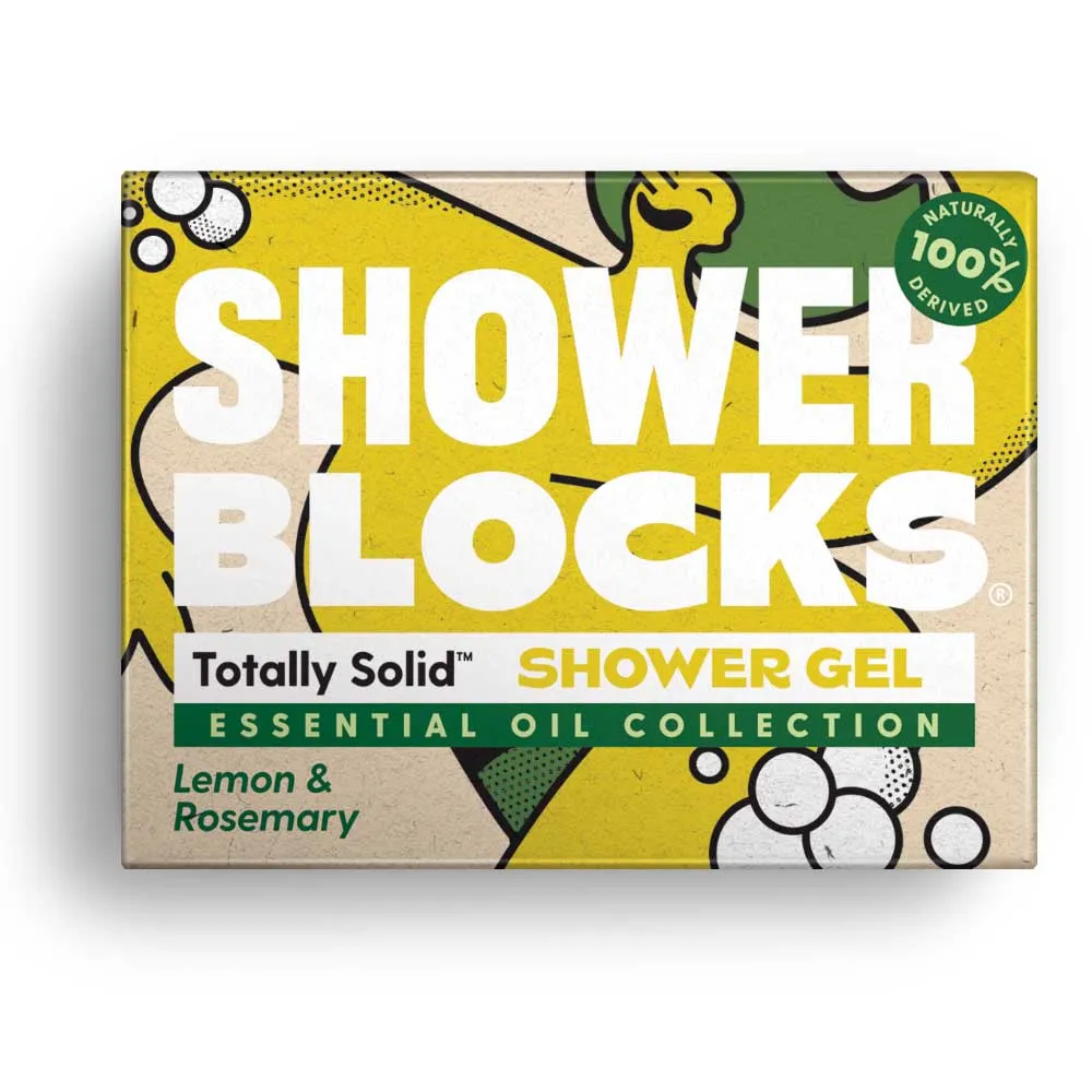 Shower Blocks Sweet Lemon & Rosemary Solid Shower Gel