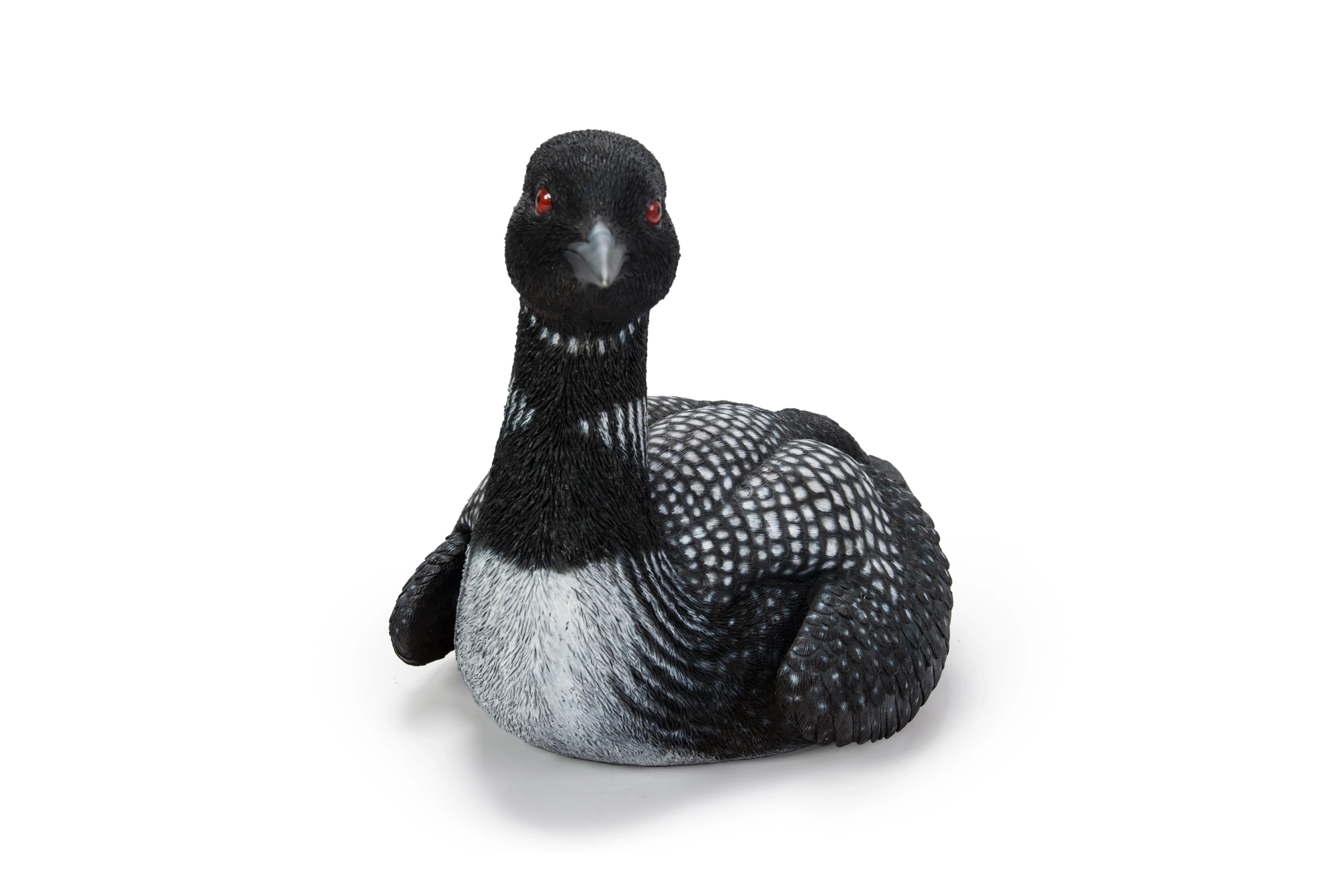 Sitting Common Loon Garden Statue