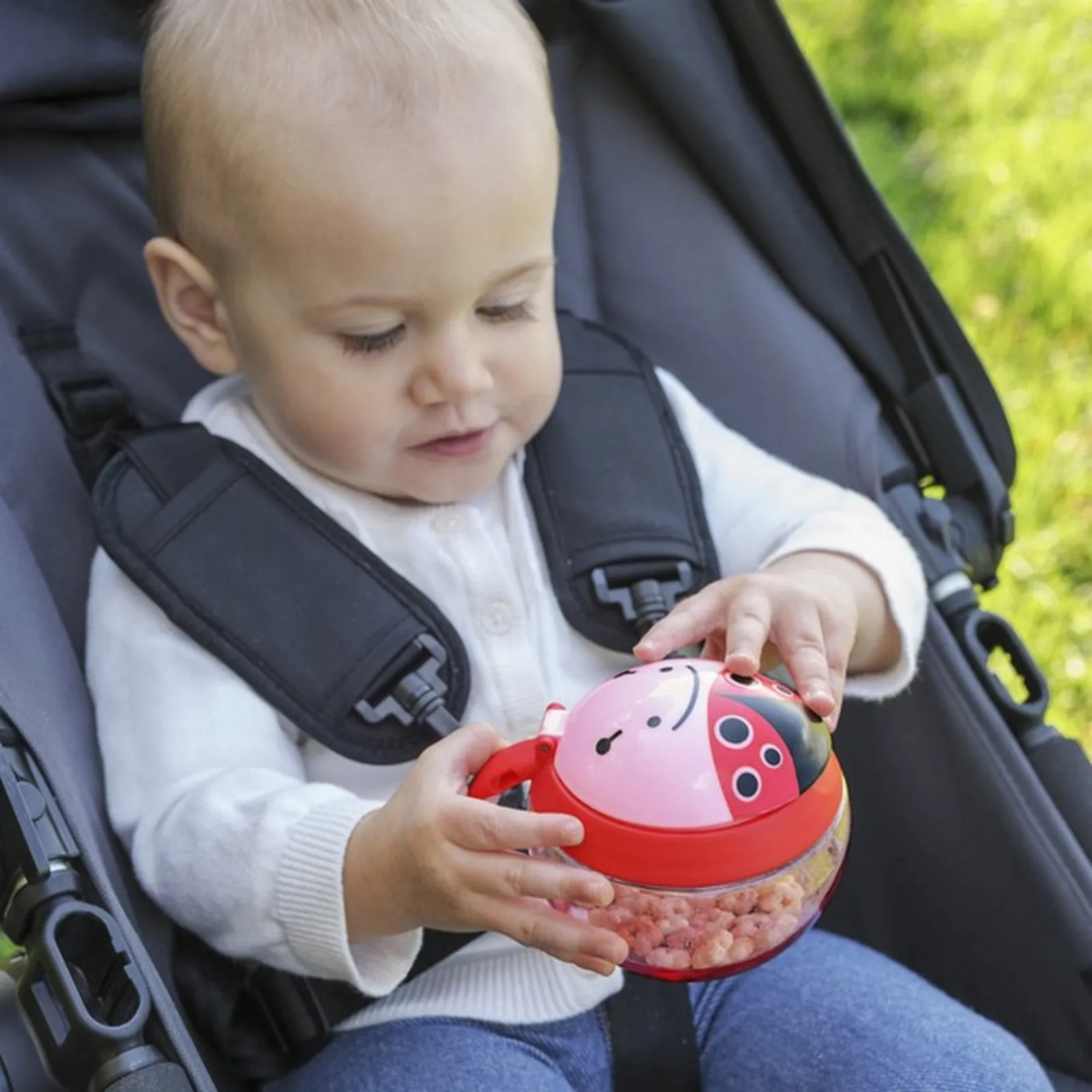 Skip Hop Zoo Snack Cup Travel Food Storage - Ladybug