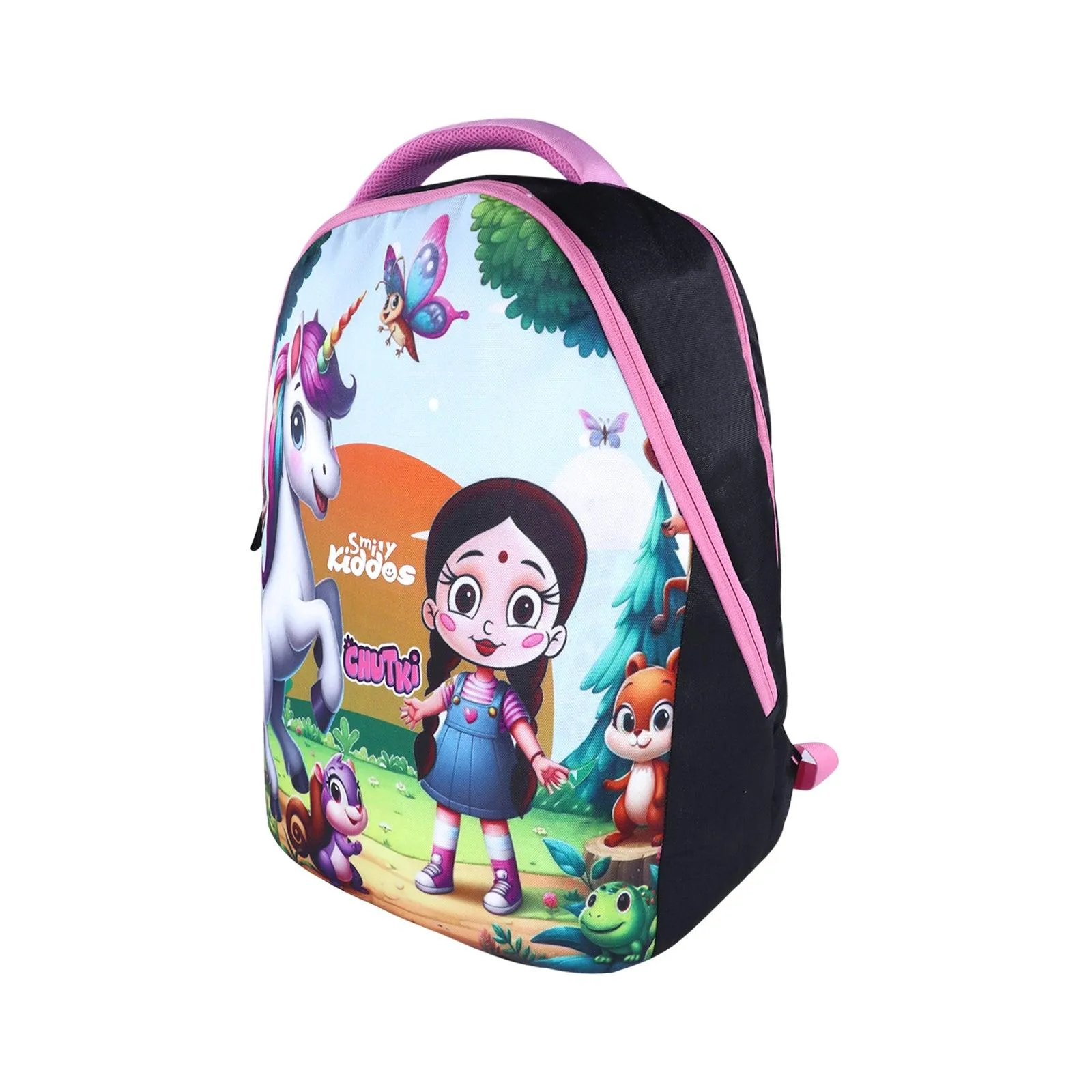 Smily Kiddos - Licensed Chhota Bheem Chutki Junior Backpack 2 - Pink