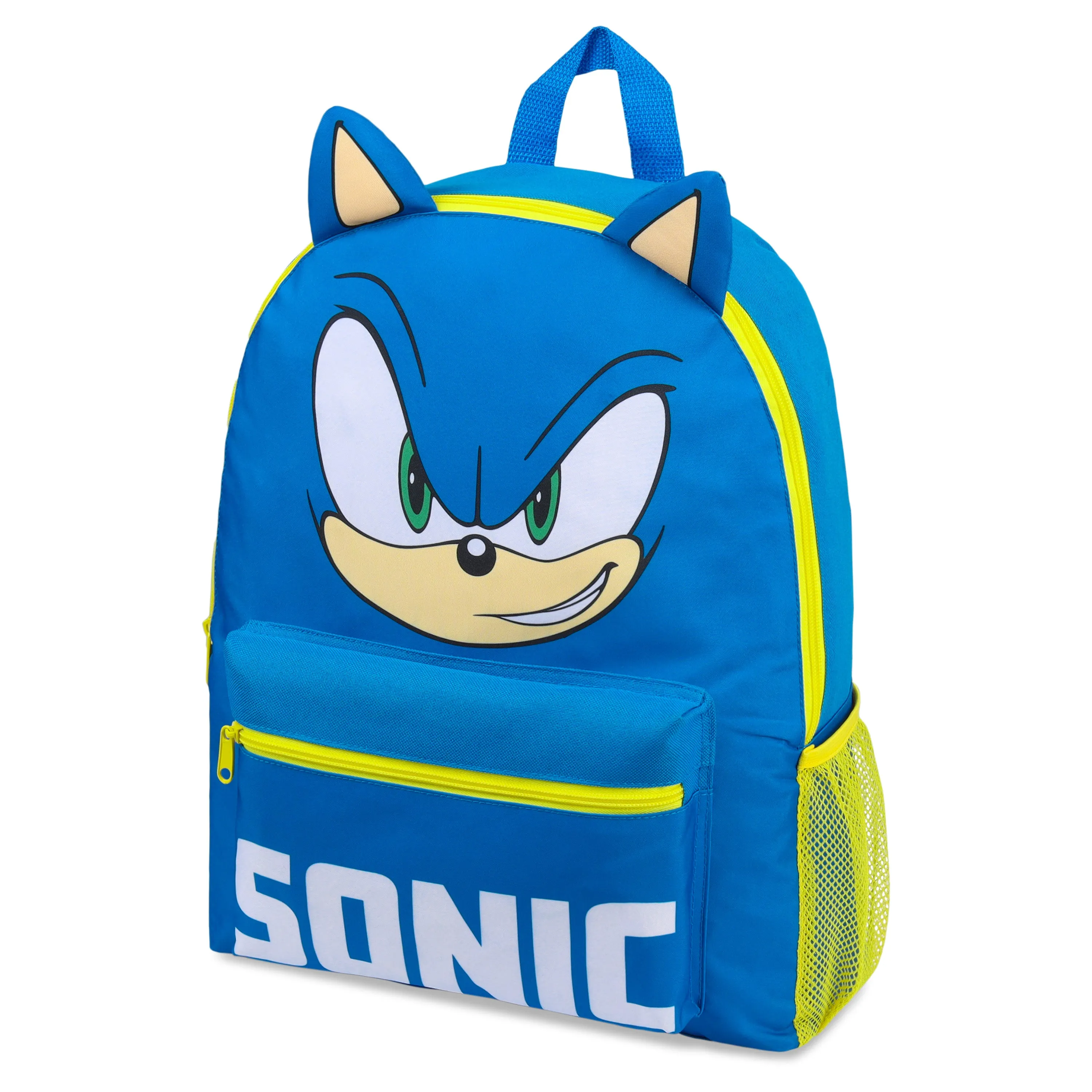 Sonic The Hedgehog School Bag Kids Backpack for Boys Blue, Kids Backpack