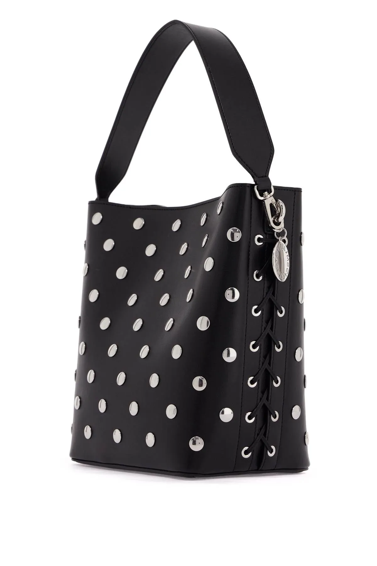 Stella Mccartney Large Frayme Bucket Bag With Studs