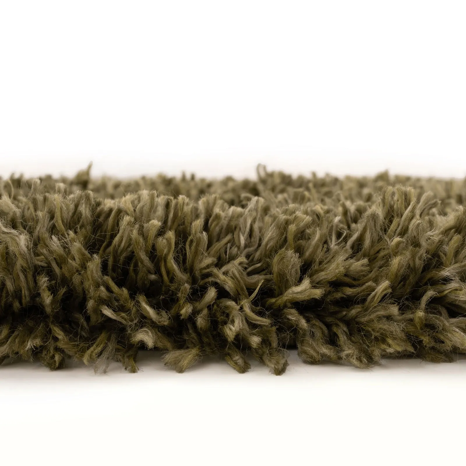 Super Soft Luxury Olive Green Shaggy Rug