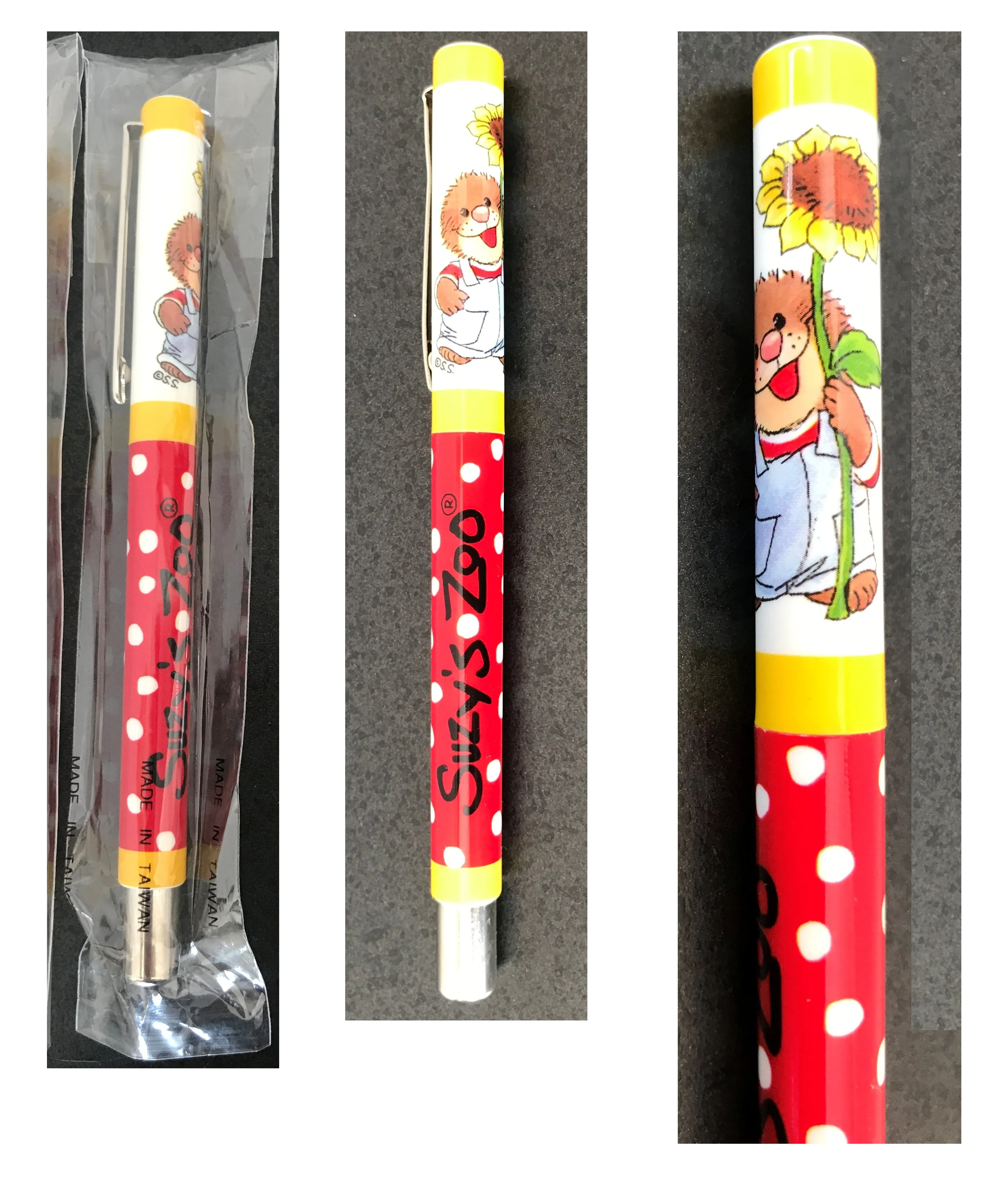 Suzy's Zoo Collectible Pens - Suzy Ducken, Jack Quacker, Ollie Marmot