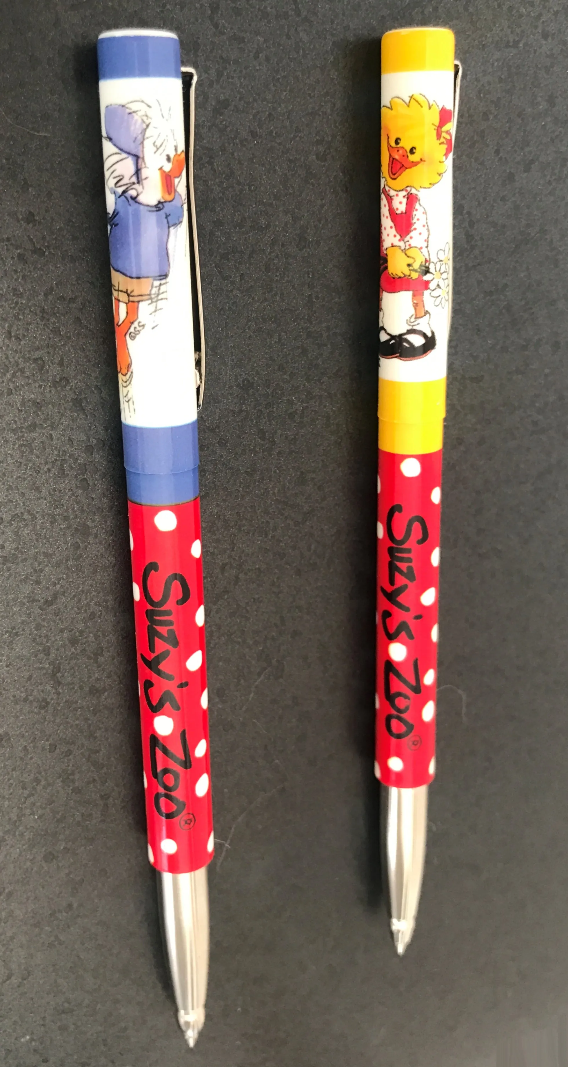 Suzy's Zoo Collectible Pens - Suzy Ducken, Jack Quacker, Ollie Marmot