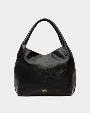 Sweet Pea Solid Tumbled Leather Black OS