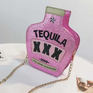 Tequila Pink Crossbody Bag