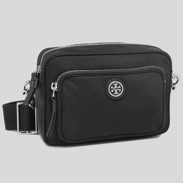 TORY BURCH Nylon Mini Crossbody/Sling Bag Black 84996