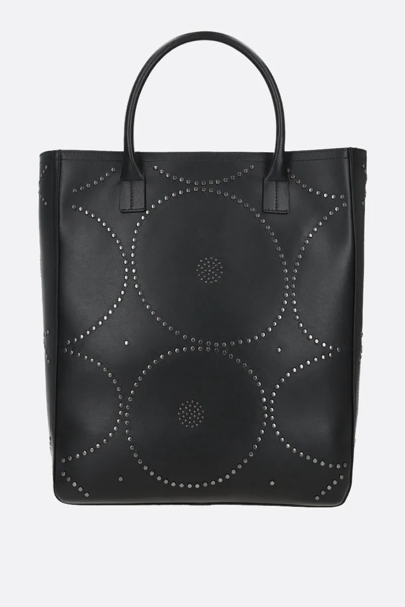 Tresor medium smooth leather tote bag