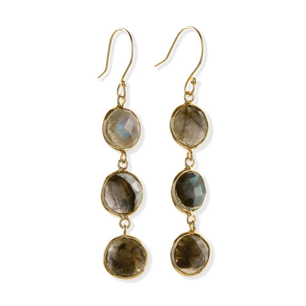 Trio Triumph Drop Earrings