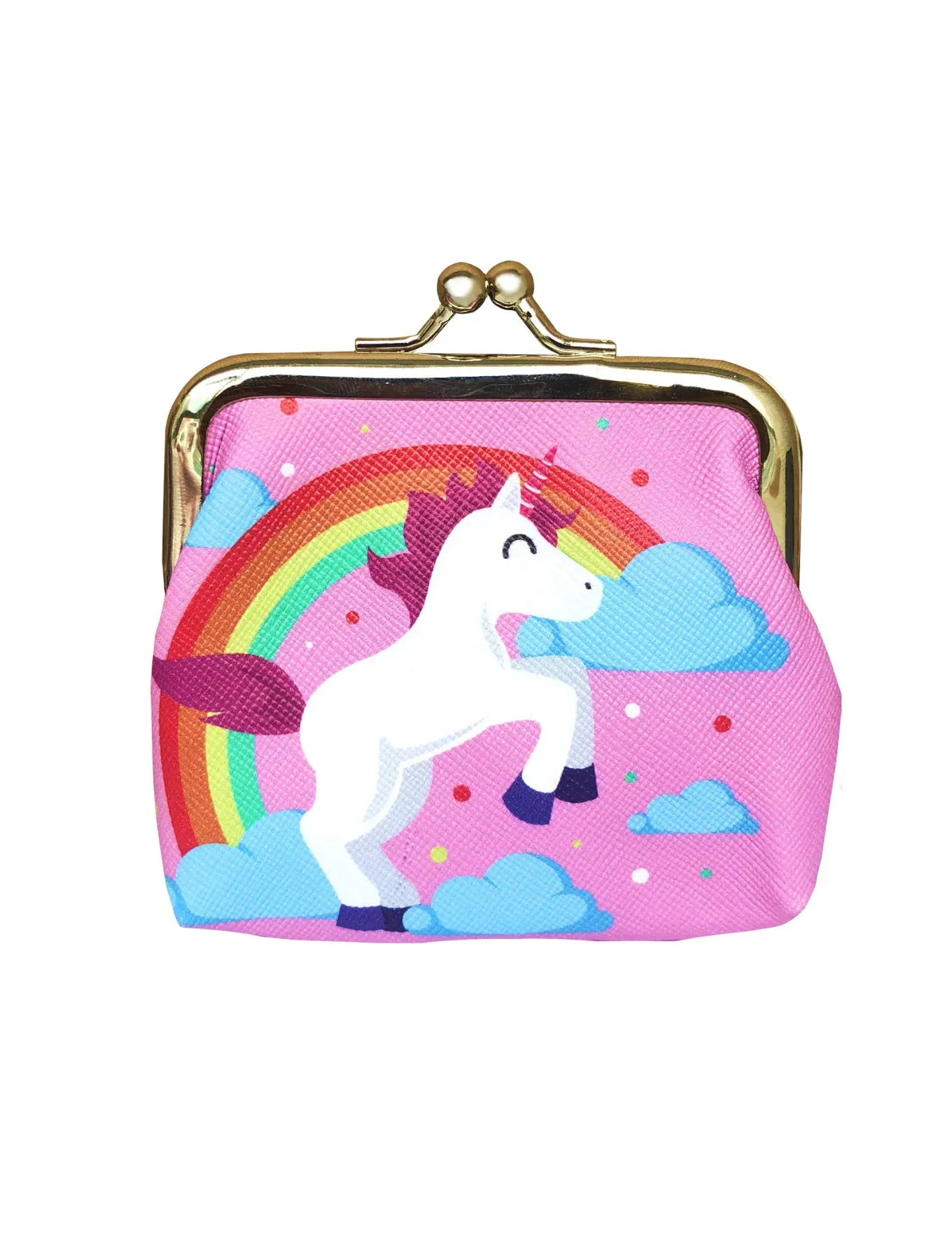 Unicorn Gifts for Girls - Unicorn Drawstring Backpack/Makeup Bag/Bracelet/Necklace/Hair Ties/Keychain/Sticker (Catch the Shine 3)