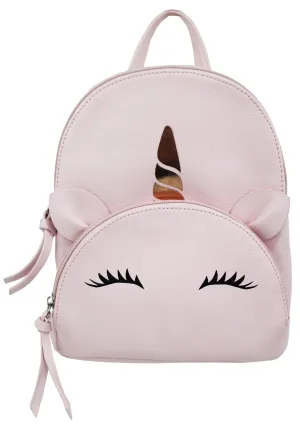 Unicorn Pocket Mikey Backpack in Blush