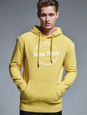 Vegan Men's 'Original Vegan Happy' Anthem Hoodie | Multiple Colours