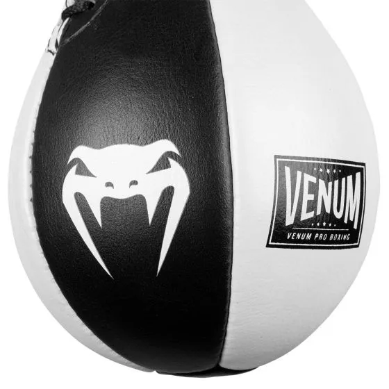 Venum-04055-108 Hurricane MUAY THAI BOXING MMA Punching Speed Bag Ball M-L Black White