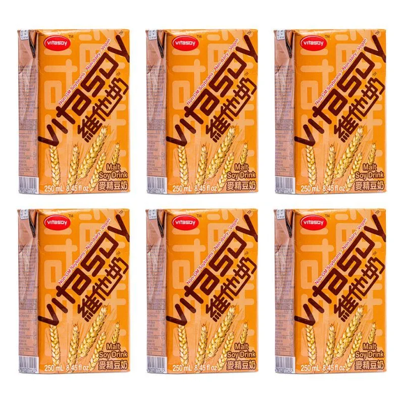 Vitasoy Malt Soy Drink (6pk) 維他奶 麥精豆奶 (6包裝)