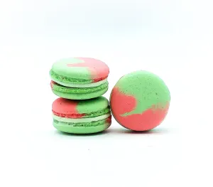 Watermelon Honeydew Vegan Macarons