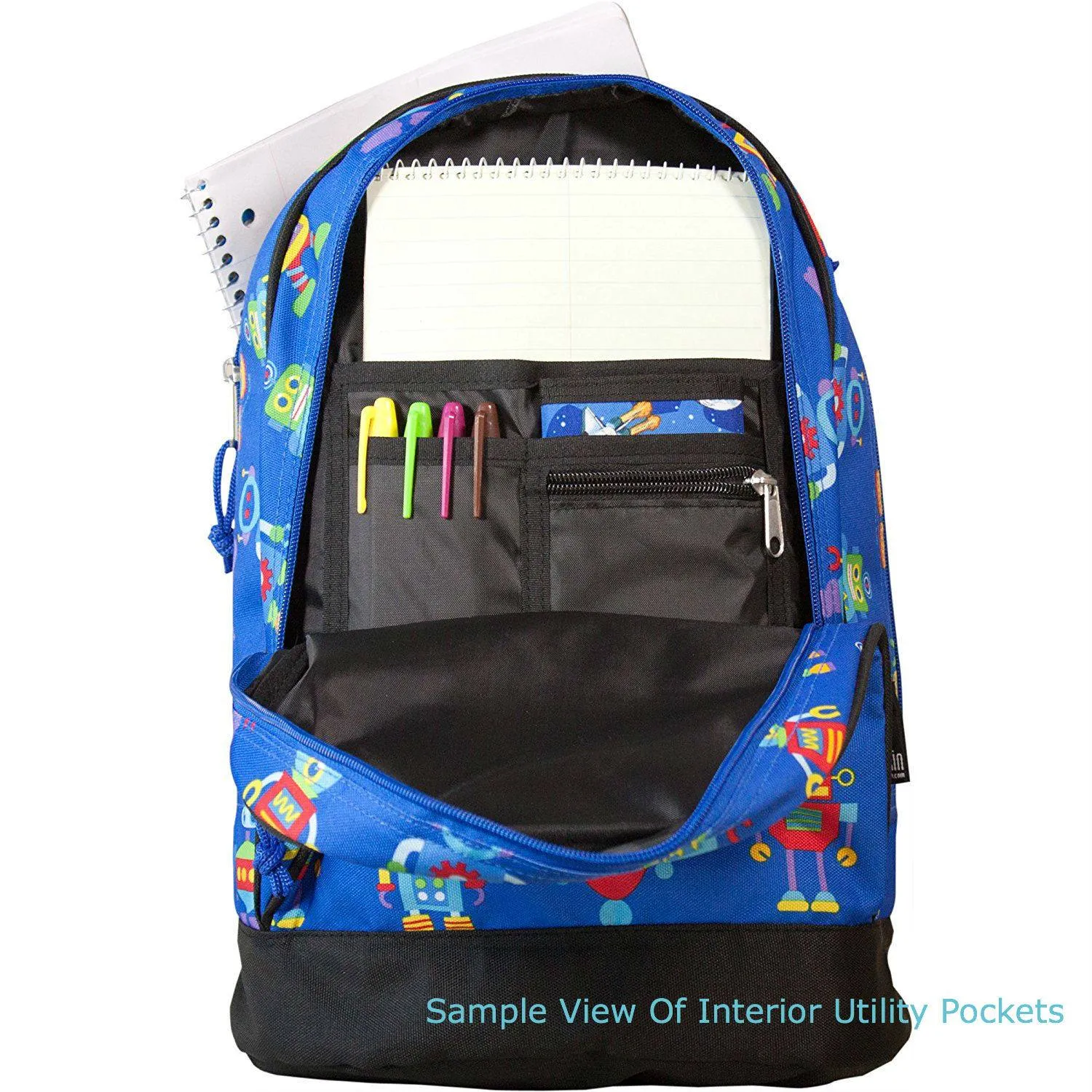 Wildkin Olive Kids Game On Sidekick Backpack School Bag