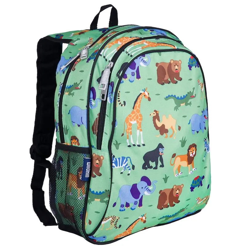 Wildkin Olive Kids Wild Animals Sidekick Backpack School Bag