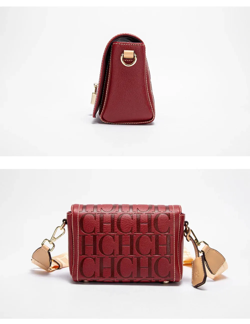 Women's Craftsmanship PU Material Crossbody Shoulder Bag