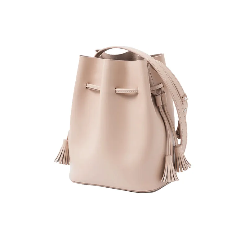 Womens Leather Bucket Bag Small Crossbody Bags Purse for Women