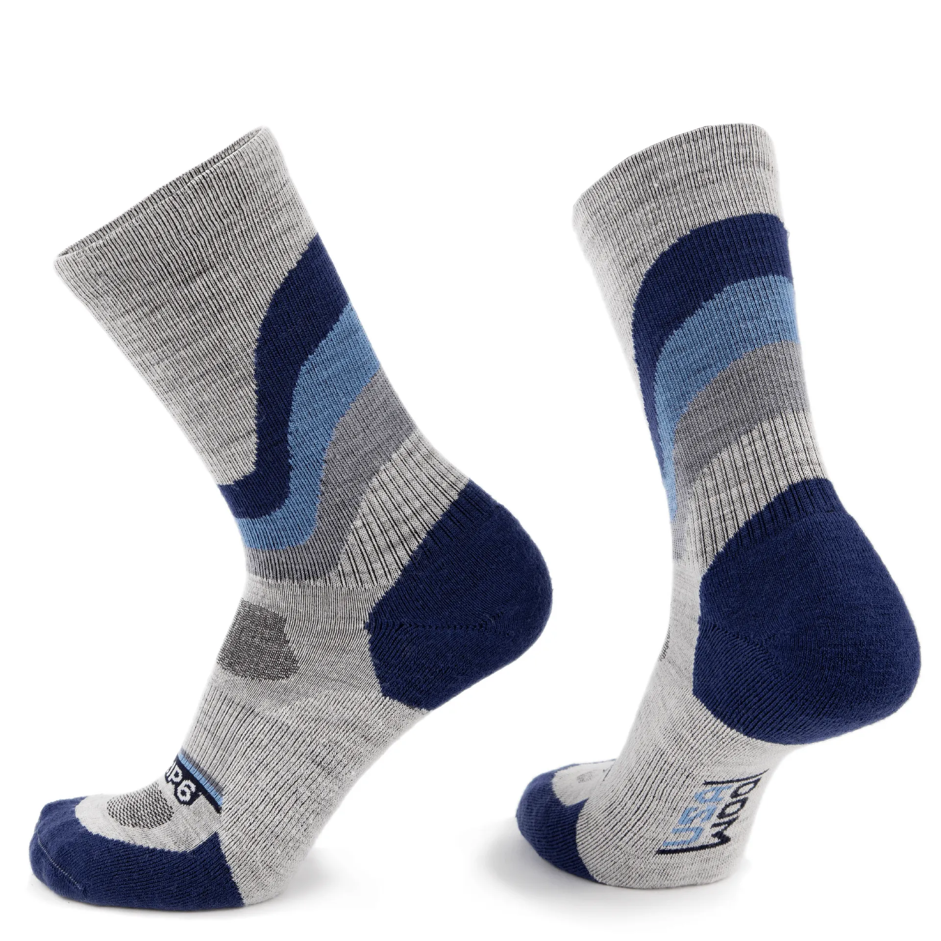 Wool Crew Sock - Overland Blue 2 Pair