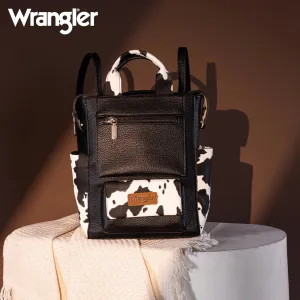 Wrangler Cow Print Tote/Shoulder Bag Convertible Backpack