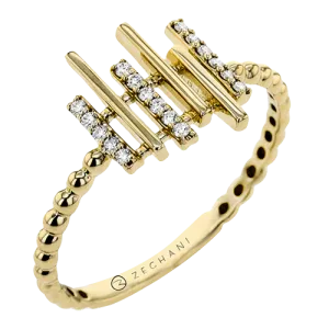 ZR2063-Y Right Hand Ring in 14k Gold with Diamonds